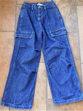 Pinkyotto Denim Cargo Pants